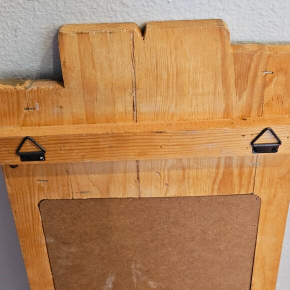 RARE RUSTIC FARMHOUSE CHICKEN ROOSTER KITCHEN OFFICE WOOD MEMO NOTE CHALKBOARD - Picture 12 of 15